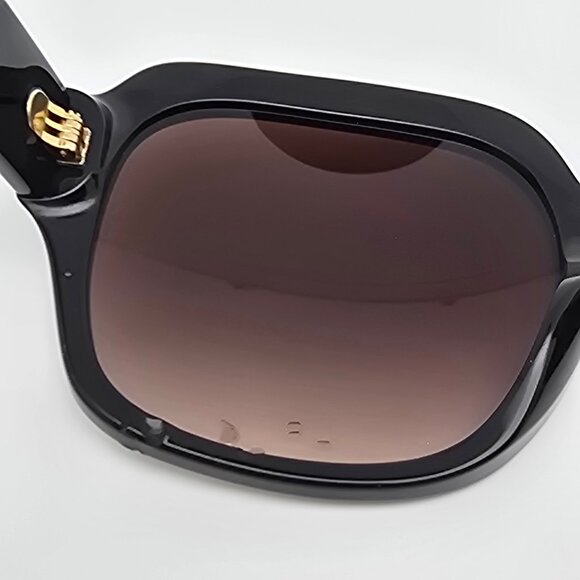 *SOLD* Tory Burch TY7143U 1709/13 Black Frame Brown Gradient Lens Sunglasses - Picture 8 of 16